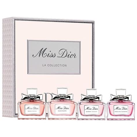 coffret dior miniature parfum|miss Dior mini gift set.